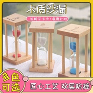 Wooden 1/3/5 minute timer leisure creative home decor hourglass ornament student study timer