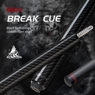 KONLLEN Heavy Hitter Break Cue Carbon Fiber Break Cue with 12.9mm Tip Punch Cue Billiard Pool Stick 
