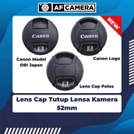Lenscap Canon Lens Cap Plain Grade ORI 52mm EF 50mm F1.8 II EF 40mm F2.8 STM EF 50mm F2.5 macro USM 
