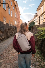 Pacsafe V Tech | 五大專利防盜 斜背包 側背包 10L 灰色 #60221