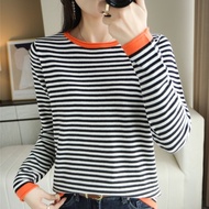 2022 cashmere sweater women's sweater fashion Pullover striped sweater autumn winter women's cashmer