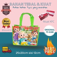 Cocomelon Birthday Bag Cute Cocomelon Birthday Souvenir Spunbond Asemka