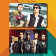 POPULAR CARD COVER BAND LOGO AVENGED SEVENFOLD SDHJN/IOY04 POPULAR FLAZZ COVER/ AVENGED SEVENFOLD DR