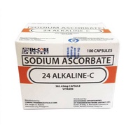 24 Alkaline C 100 capsules Vitamin C