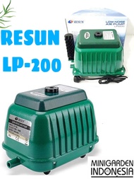 RESUN LP 200 airpump pompa udara resun lp200 mesin aerator aquarium - bubble + dus