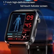 全新 體溫血壓血氧血糖監測智能手錶 男士激光輔助治療三項高血壓監測 IP68 防水智能手錶 遠程親友關愛運動智能手錶 Watch