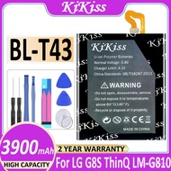 Original KiKiss BL-T43 New Baery For LG G8S ThinQ LM-G810 3900mAh Mobile one Original High Quty Baeries With Gift Tools