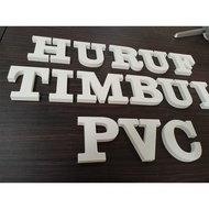 8MM THICK PVC Raised Letters