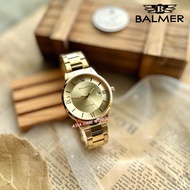 [Original] Balmer 8176G GP-2 Classic Sapphire Men's Watch with Gold Dial Gold Stainless Steel | Offi