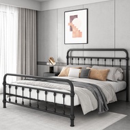katil besi Iroesn metal bed frame semi double size/double size bed frame king size High load-bearing bedframe