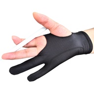 ถุงมือสองนิ้วถุงมือศิลปินสองนิ้วแบบสองนิ้วสำหรับ LST396ถุงมือแท็บเล็ตวาดรูประบายอากาศได้ดีป้องกันการถุงมือสัมผัส