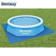 BESTWAY Canvas Alas Bawah Kolam Bulat Ground Pool Canvas Swimming Pool Ground Cover Original Bestway