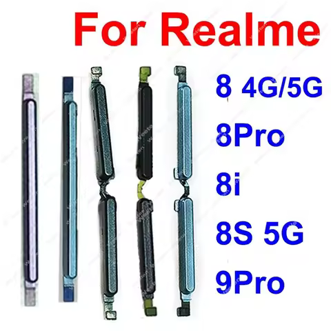 Power Volume Side Button For Realme 8 Pro 8i 8 8S 5G 9 Pro Side Key Volume Power On OFF Mini Button 