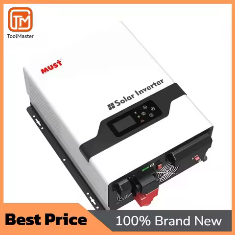 【Hot Sale】Must PV3300 TLV 24VDC 48VDC 3KW 5KW 6KW AC110V/220V Low Frequency Split Phase Inverter Cha