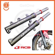 RCB 2024 NEW Y15 LC135 RSX150 RCB FORK FE SERIES FRONT FORK BLACK COLOR ABSORBER DEPAN LC4S Y16 RSX 