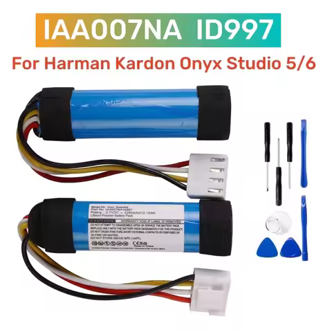 New Battery IAA007NA ID997 3285mAh Battery For Harman Kardon Onyx Studio 5 6 Speaker Replacement Bat