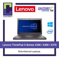 [Lenovo ThinkPad X-Series Refurbished Laptops] 12-inch  X240 X250 X260 X270 X280 / Windows 10 Pro / 90 Days Warranty