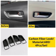 CJ7F ดึงประตูด้านในลูกบิดประตูhand-claspingชามตกแต่งกรอบtrim Fitสำหรับtoyota Corolla Cross 2021 - 20