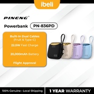 Pineng PN-836PD Built-In Cable 22.5W 20000MAH Power Bank