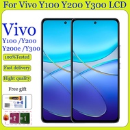 AMOLED For Vivo Y100 4G 5G Y200 5G Y200e 5G Y300 5G LCD Display Touch Screen Replacement