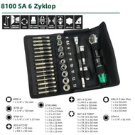 WERA(Germany) Zyklop 1/4"DR Tool Set
