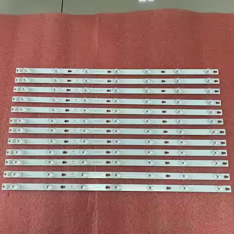 Kit 12pcs LED Backlight Bar For TCL 65P20US 65P2US Thomson 65US6016 65UC6306 65UC6406