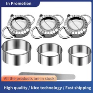 Ravioli Cookie Cutters Dumpling Maker Stainless Steel Dumpling Ravioli Shaper Set for Making Ravioli