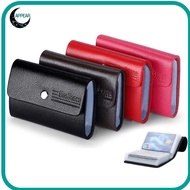 APPEAR ID Credit Card Holder Wallet Solid Color Pocket Leather Cardholder Wallet Credit ID Card Orga