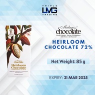Malagos Heirloom Chocolate LIMITED EDITION 72% Dark Chocolate 85grams