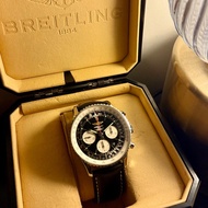 Breitling Navitimer  43mm  正宗反熊貓 新淨 自家機芯 原廠保養 not IWC Omega Rolex Panerai  Tudor