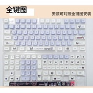 keyboard wireless keyboard wireless keyboard and mouse keyboard and mouse set Pbt keycaps Cartoon Ku