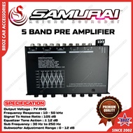 📣 SAMURAI KATANA SOUNDBAR 5 Band Parametric Preamp Amplifier Equalizer with Subwoofer Output For All