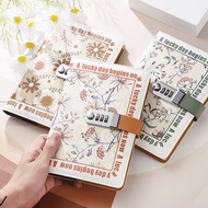 A Password Book Password Lock Notebook Diary High-value Thickened Creative Cute Notebook AWKZ