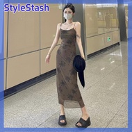 StyleStashH เดรสชายหาดแบบลำลองกับเดรสเกาะอกเปิดไหล่ข้างเดียวไม่มีสายรัดสะโพก