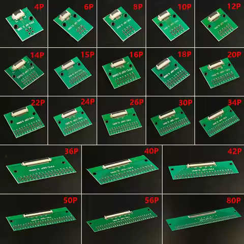 FPC FFC Flexible Cable Adapter Board SMT to 2.54mm 4P/6P/8P/10P/12P/14P/15P/16P/18P/20P/22P/24P/56P/