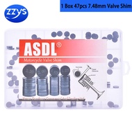 47pcs 7.48mm (Thickness 1.20-3.50) Valve Shim Kits for HONDA CRF150R CRF250R CB600F CB900F CBR1000RR