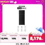 Hisense ตู้เย็น 2 ประตู 7.5Q / 212.1 ลิตร รุ่น ERT205B