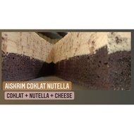 KEK LAPIS AISKRIM COKLAT NUTELLA