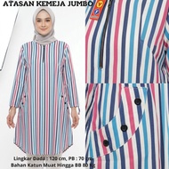 KEMEJA TUNIC SHIRT TOP MOTIFWanita LD 100 - 120 CM