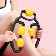 Original Yoga Loop Leg Muscle Relaxation Roller Five-Wheel Massager Ring Massager xu61aa new