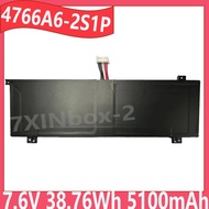 Brand New 4766A6-2S1P 7.6V 38.76Wh 5100mAh Laptop Battery For 4766A6-2S1P 2ICP5/66/106