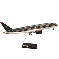 เครื่องบินรุ่นโบอิ้ง 787-8 ดรีมไลเนอร์ของสายการบิน Royal Jordanian Airlines คุณภาพสูงพร้อมไฟ LED ในห