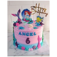 Mermaid Cake / Kue Ulang Tahun Mermaid / Custom Cake Mermaid Anak