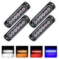 ALLYN 6LED Car Side Marker Light LED Truck Side Marker Light 12V-24V Truck Side Light/truck Side Light Pickup Warning Light Truck Accessories