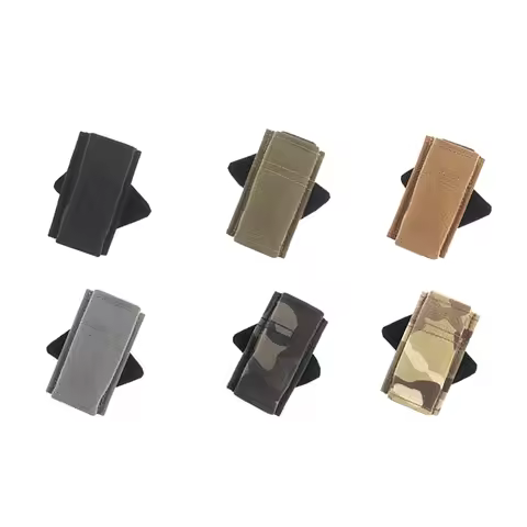 Tactical 360 Multi-Angle Single Mag 9mm Magazine Pouch for GL 17 M9 Universal Hunting Mag Case Ammo 