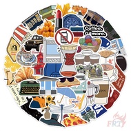 ❀ Gilmore Girls Series 04 Stickers ❀ 50Pcs/Set DIY Fashion Waterproof Decals Doodle Stickers