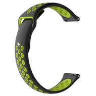 Tali Jam Strap Smartwatch Aukey LS02 - Nike Rubber Silikon Sport - Black Lime