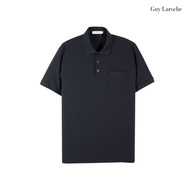 Guy Laroche เสื้อโปโลแขนสั้นสีดำ คอปก สัมผัสนุ่ม ลื่น ใส่สบาย ทรง Extra FIT รุ่น BKL6315W5