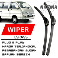 Wiper Mobil Zebra Espass Wiper Depan Daihatsu Espass 1 Set Frameless
