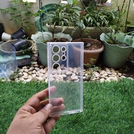 Silicone Case Samsung Galaxy S23 Ultra S918 Softcase Jelly Premium Transparent Samsung SM-S918B SM-S